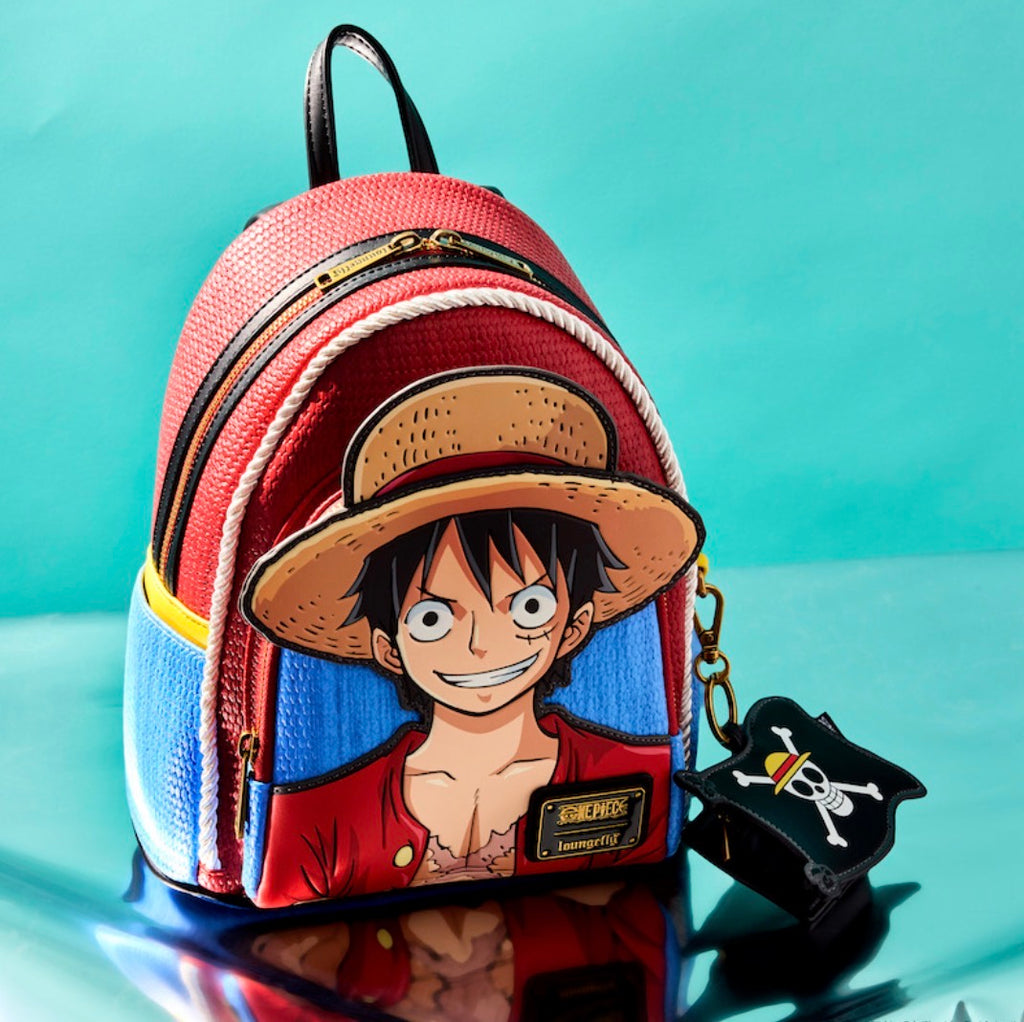 Loungefly One Piece Luffy Cosplay Mini Backpack with Coin Bag (LE 1000)