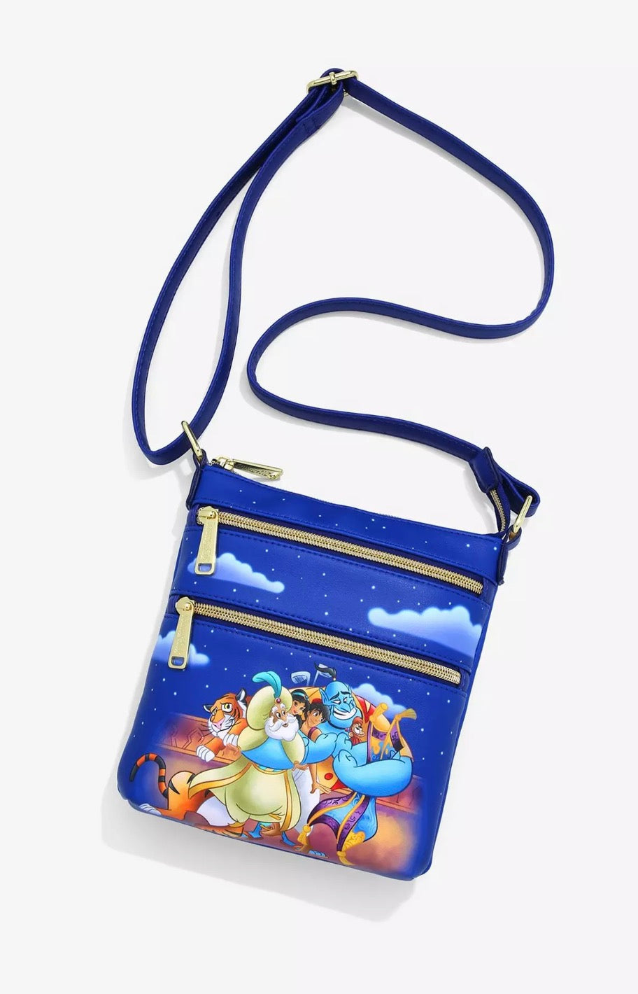 Loungefly Disney Aladdin Group Portrait Crossbody Bag