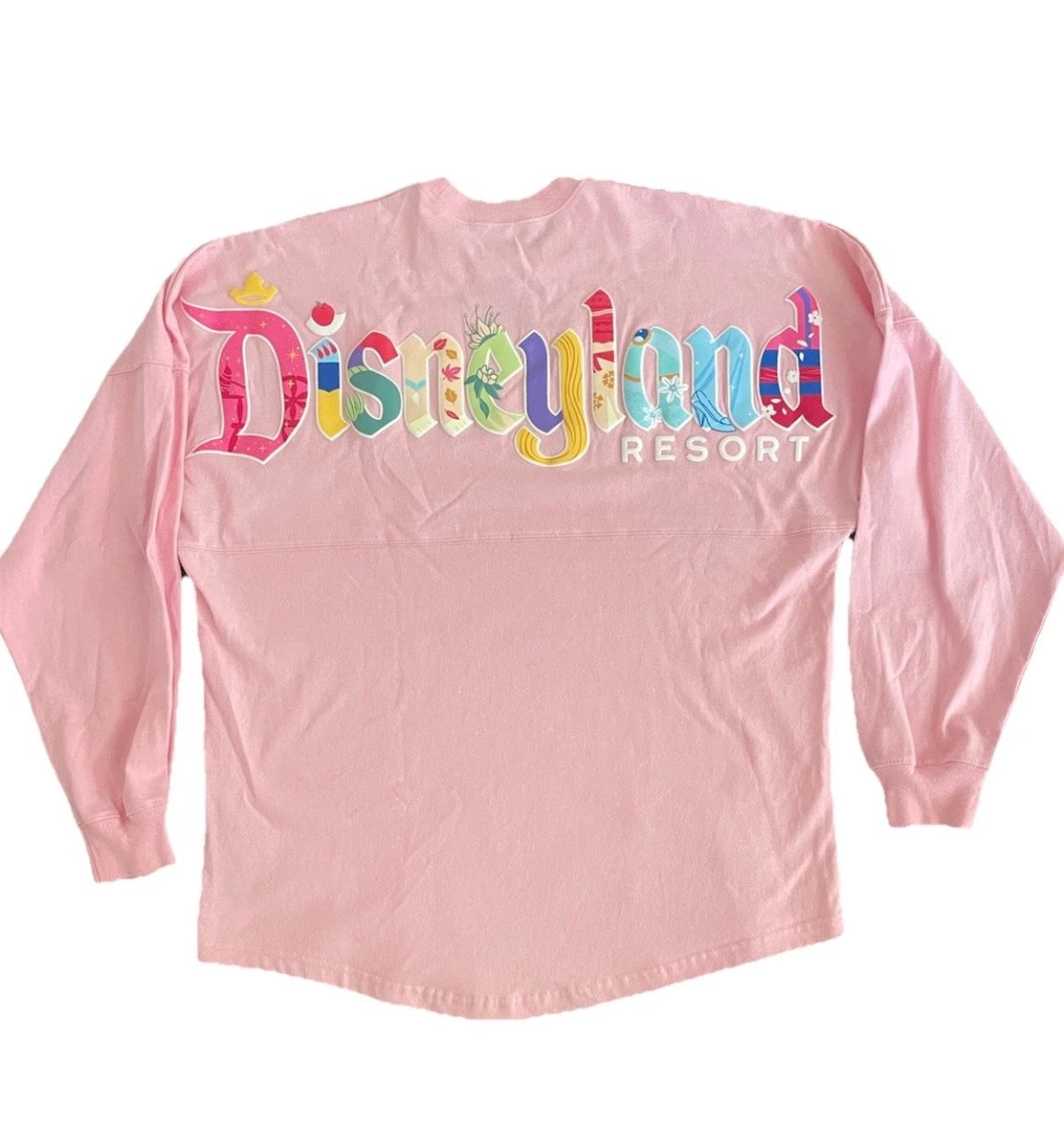 Disneyland Pink Princesses  Letters Spirit Jersey
