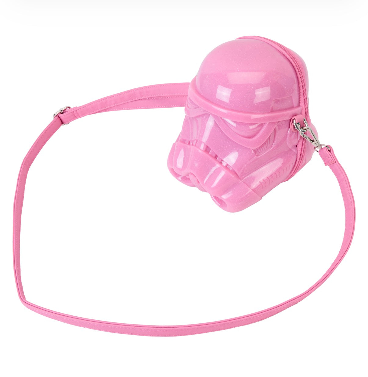 Star Wars Stormtrooper Glitter Figural Head Crossbody Bag