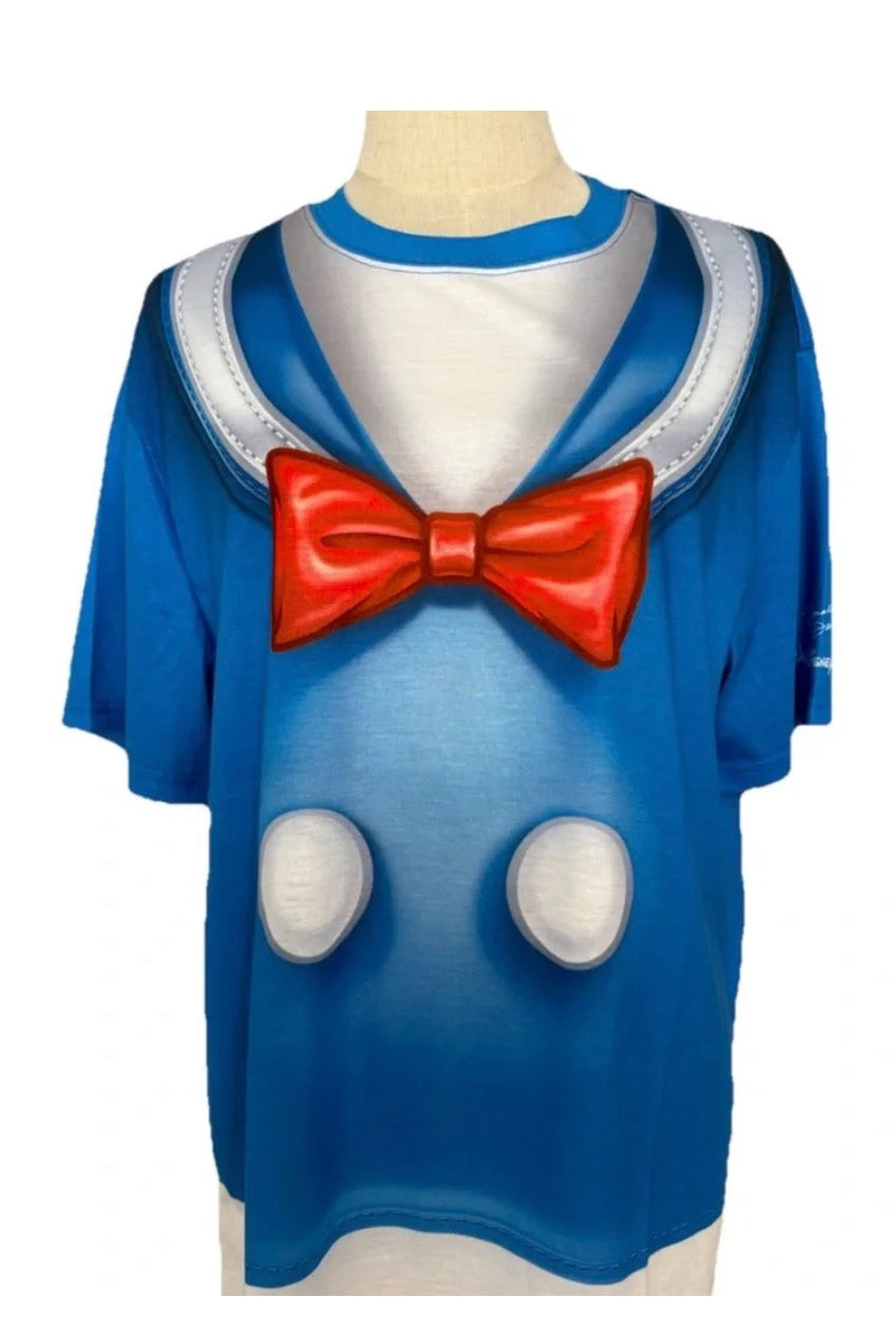 Walt Disney World Men’s Donald Duck Costume Blue Shirt
