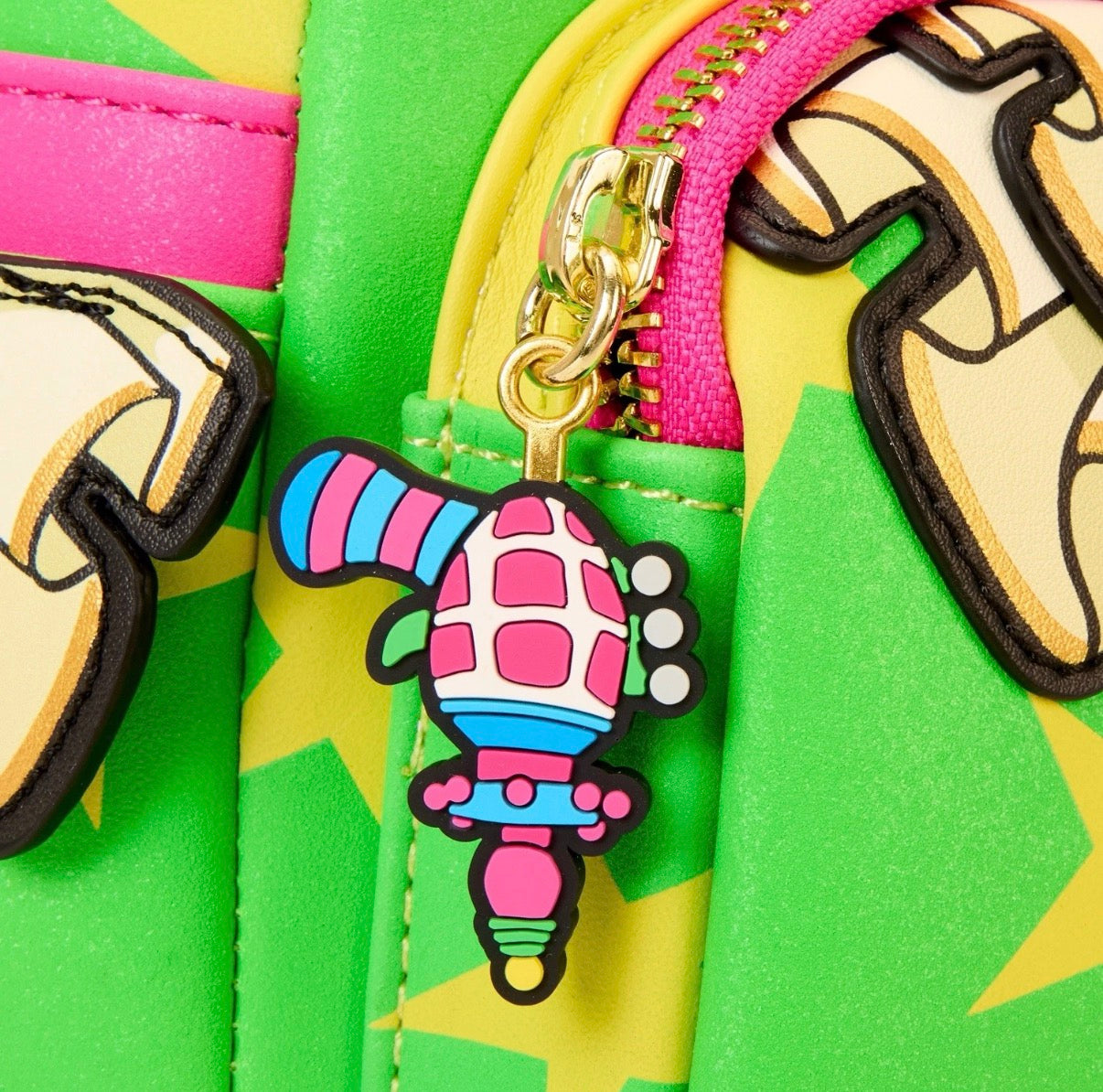 Loungefly NYCC Limited Edition Killer Klowns Spikey Glitter Cosplay Glow Mini Backpack