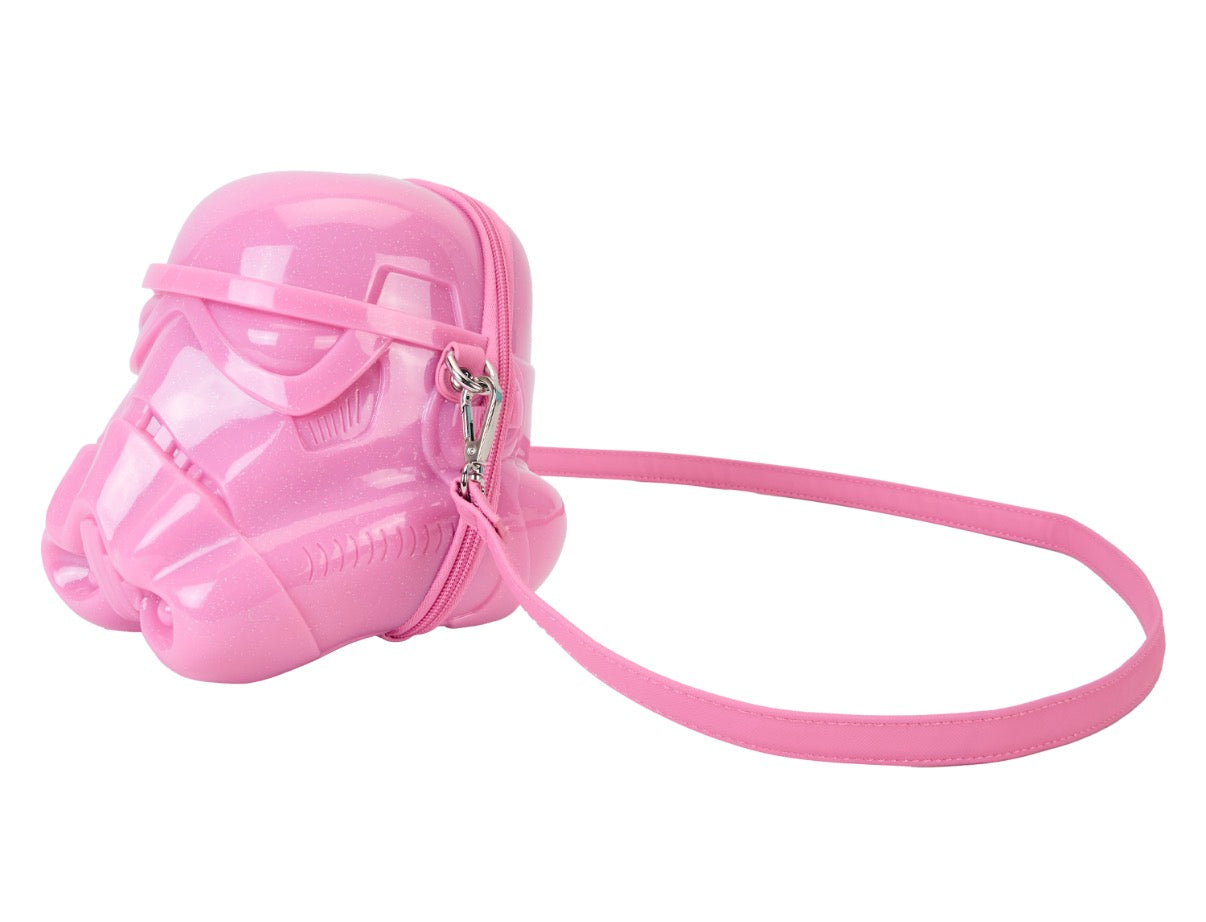 Star Wars Stormtrooper Glitter Figural Head Crossbody Bag