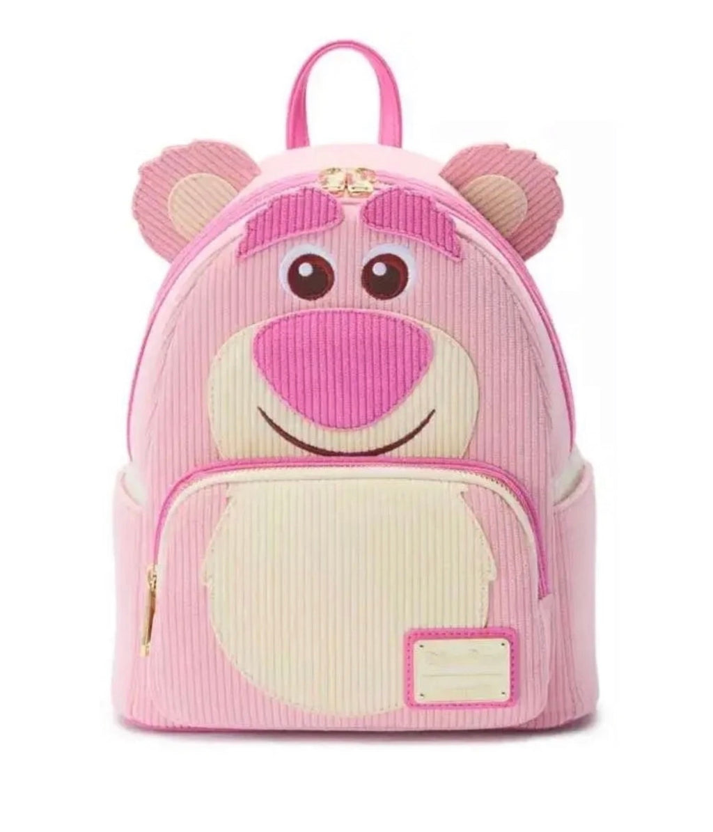 Loungefly Toy Story Lotso Backpack & Headband Ears Set Strawberry Scented