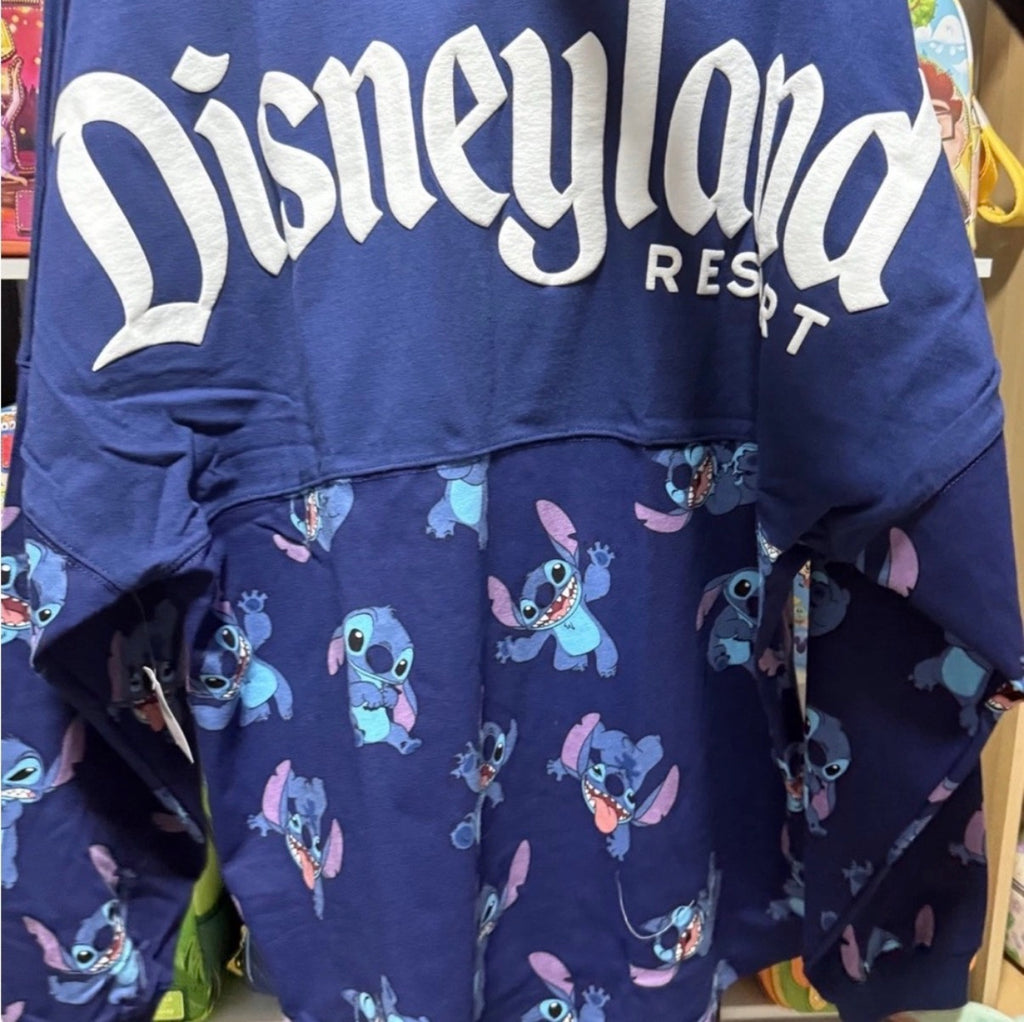 Disney Blue Stitch Disneyland Spirit Jersey