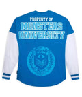 NEW Disney Monsters University Spirit Jersey Adult Medium Blue White Parks Inc