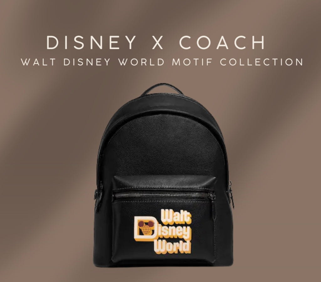 Disney X Coach Charter Backpack With Walt Disney World
