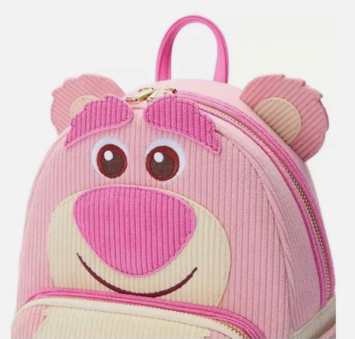 Loungefly Toy Story Lotso Backpack & Headband Ears Set Strawberry Scented