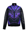 Disney Marvel Large Black Panther Wakanda Forever Warm Zip Up Jacket