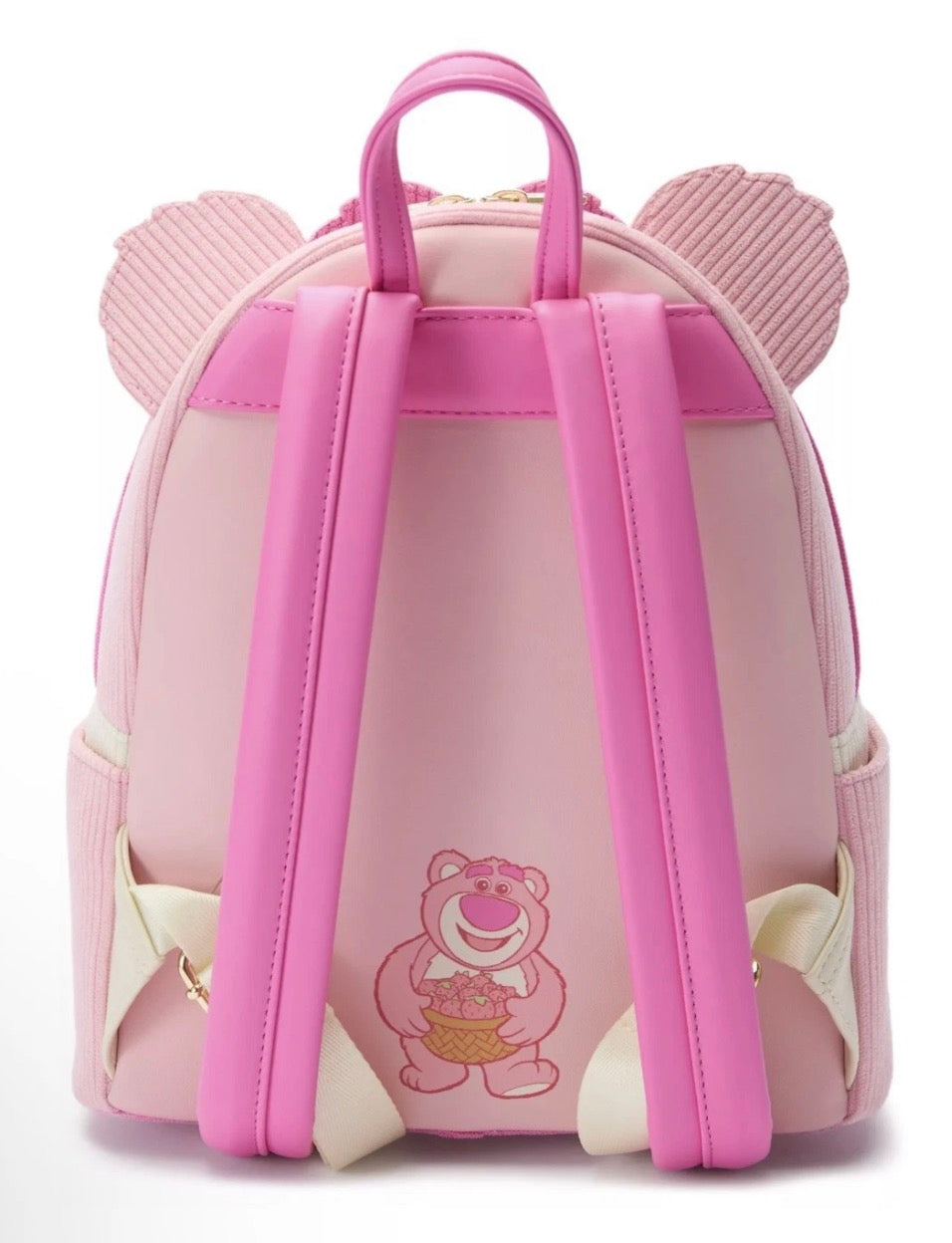 Loungefly Toy Story Lotso Backpack & Headband Ears Set Strawberry Scented