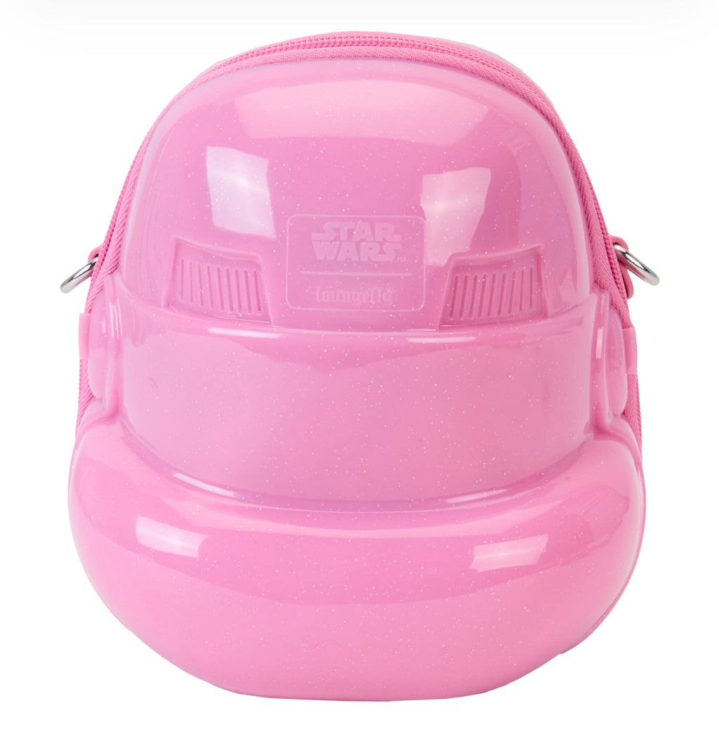 Star Wars Stormtrooper Glitter Figural Head Crossbody Bag