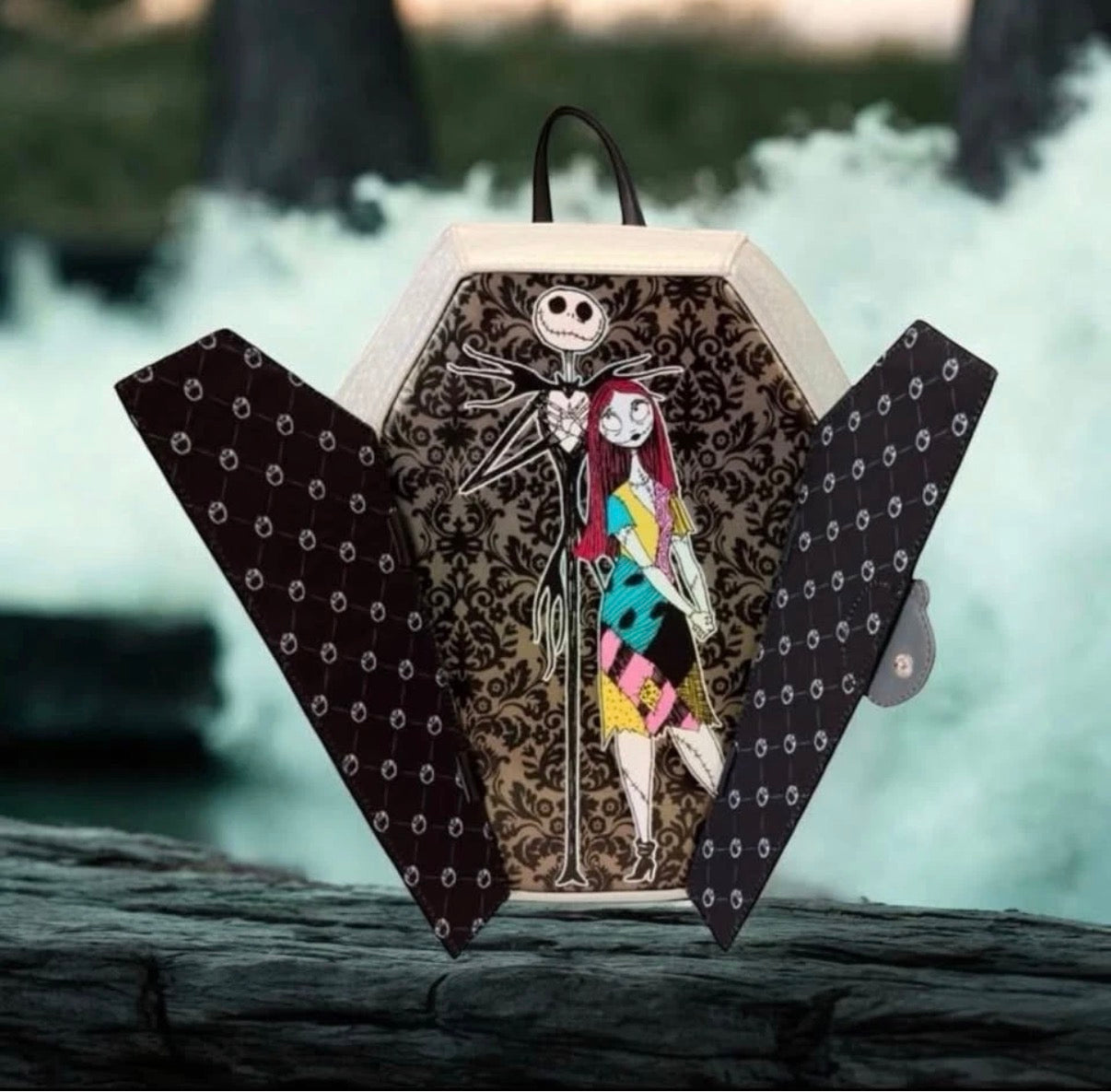 Loungefly Disney Nightmare Before Christmas Coffin Mini Backpack