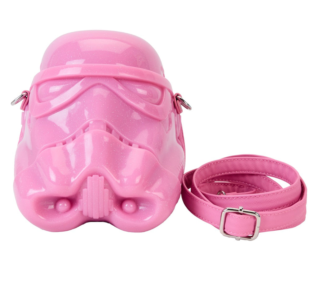 Star Wars Stormtrooper Glitter Figural Head Crossbody Bag