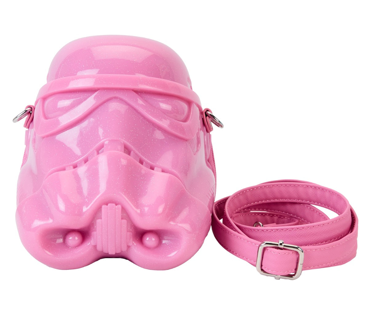 Star Wars Stormtrooper Glitter Figural Head Crossbody Bag