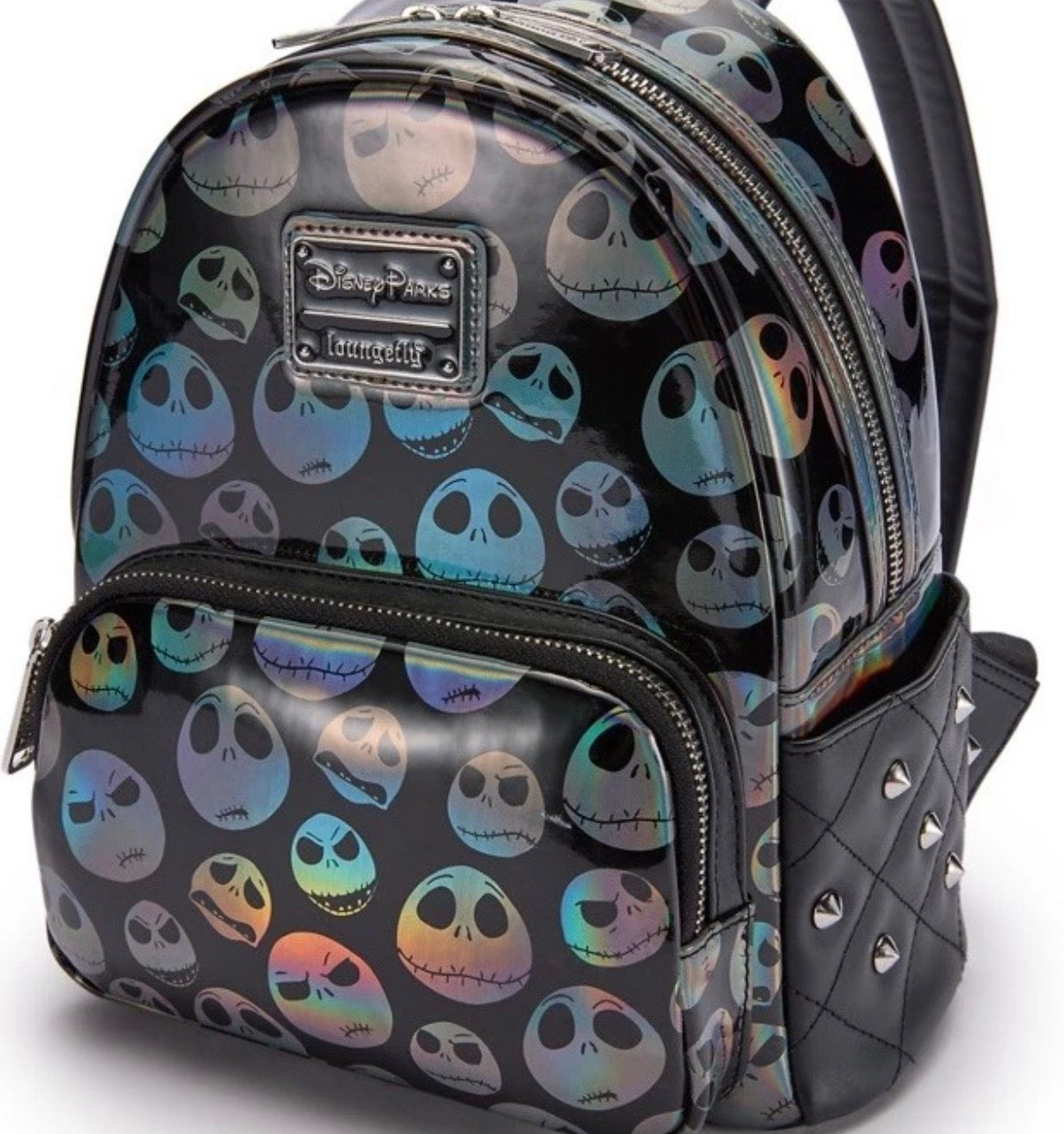 Disney Parks The Nightmare Before Christmas Jack Face Loungefly Backpack & Ears