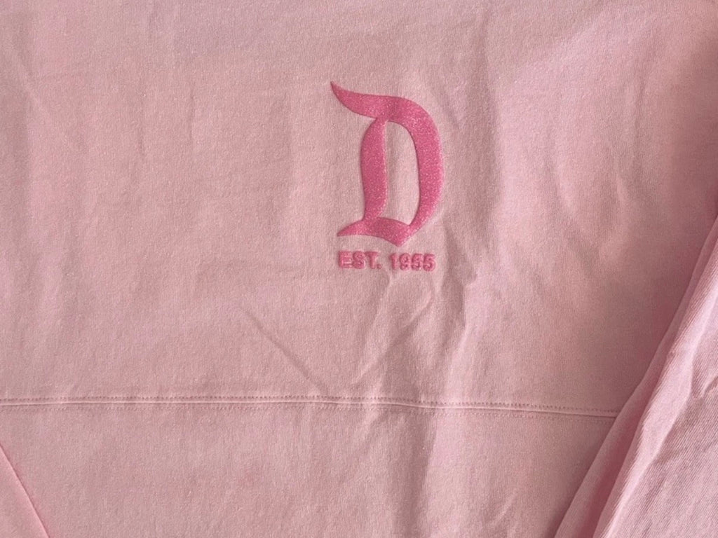 Disneyland Pink Princesses  Letters Spirit Jersey