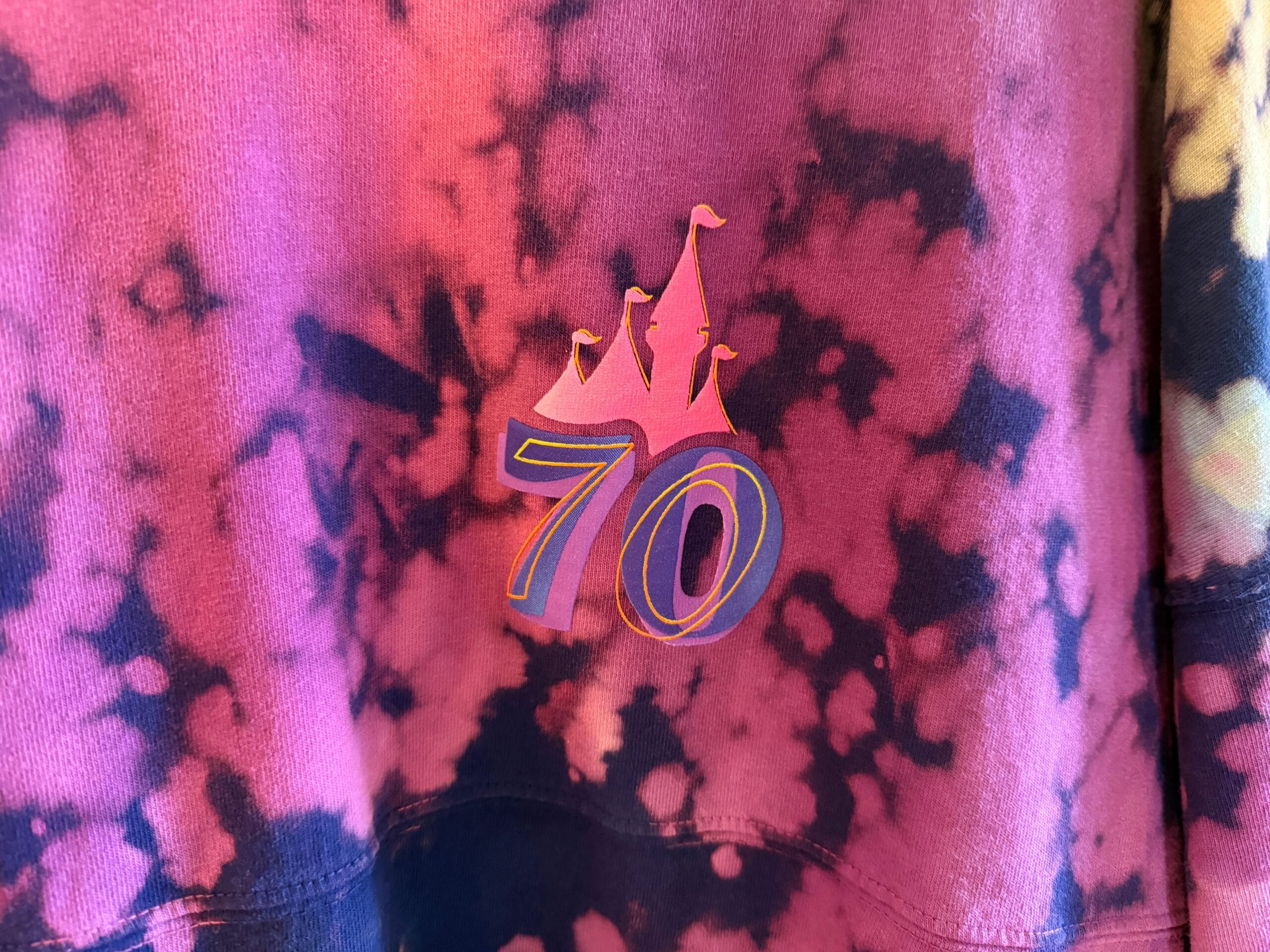 Disneyland 70th Anniversary Spirit Jersey Mickey Mouse Tie-Dye