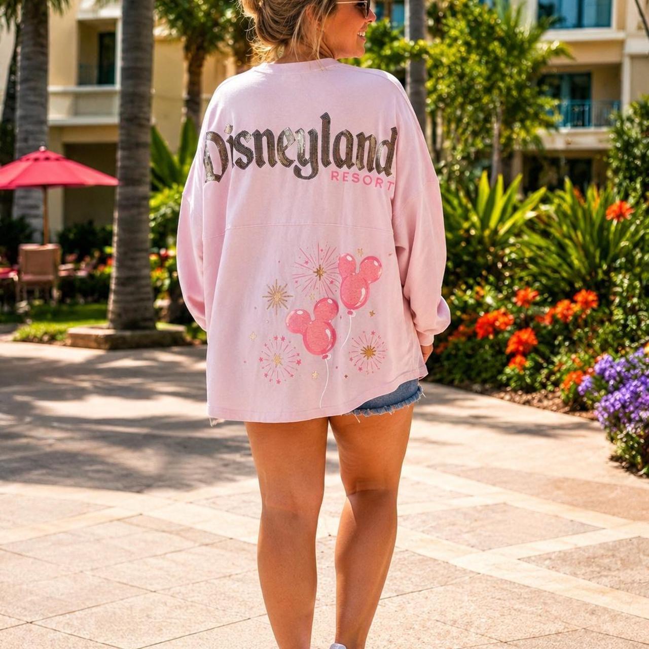 Disneyland Pink Sequins Mickey Balloon Spirit Jersey