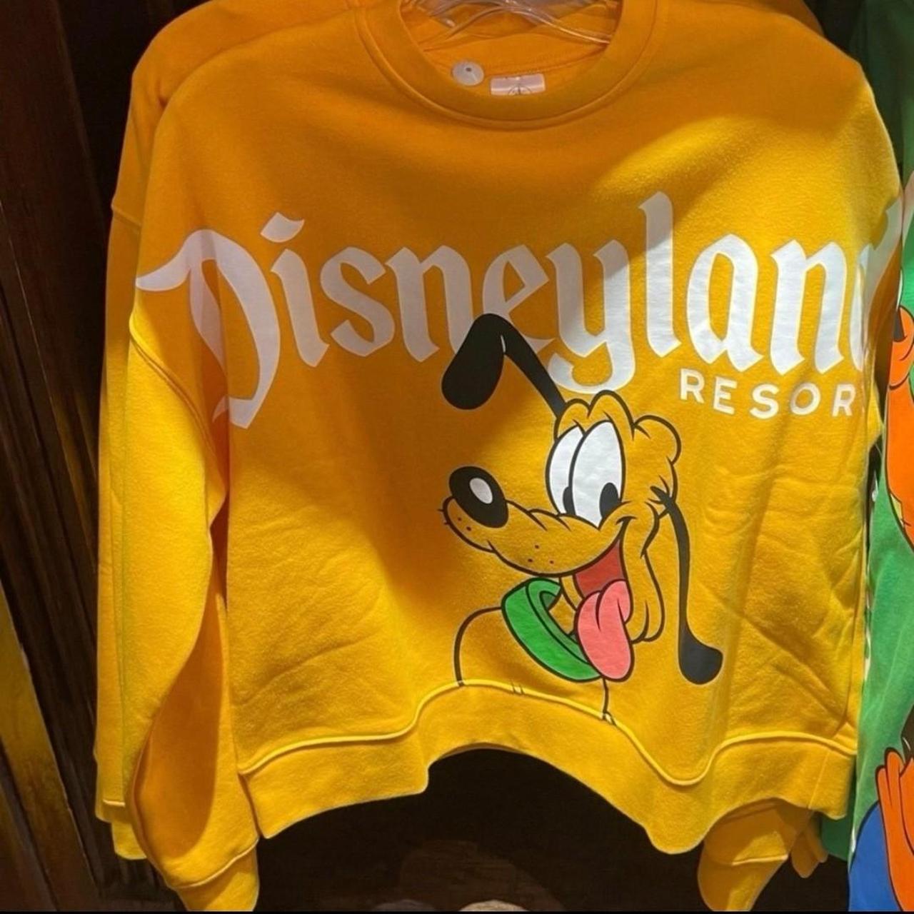 DisneyParks Disneyland Resort Pluto Back to Front Pullover Sweatshirt
